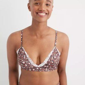 Aerie Shine Triangle Bralette in Canyon Creek, Large